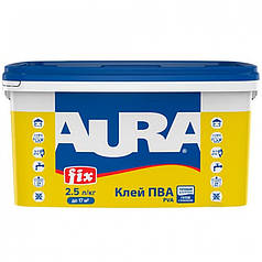 Aura Fix PVA, клей ПВА будівельний універсальний, 2,5л