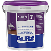 Aura Luxpro 7, фарба для стін шовковисто-матова стійка до миття, TR (прозора), 0,9л