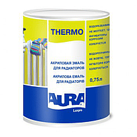 Акрилова емаль для радіаторів Aura Luxpro Thermo, глянцева, 0,75л