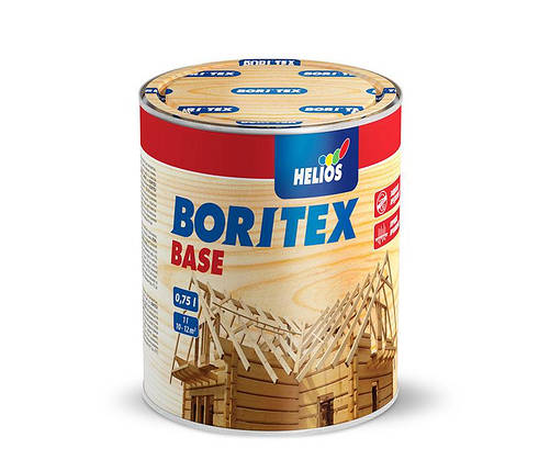 Helios BoriTex Base, біоцидний грунт-антисептик для деревини, 0,75л, фото 2