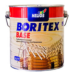 Helios BoriTex Base, біоцидний грунт-антисептик для деревини, 2,5л