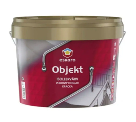 ІЗОЛЮЮЧА ФАРБА ДЛЯ СТІН ТА СТЕЛІ ESKARO OBJEKT 0.9 л., фото 1