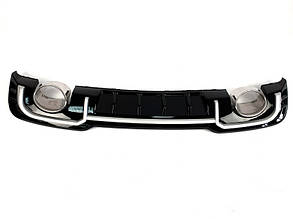 Дифузор заднього бампера Audi A3 2016-2020 стиль RS3 (Hatchback, S-line)