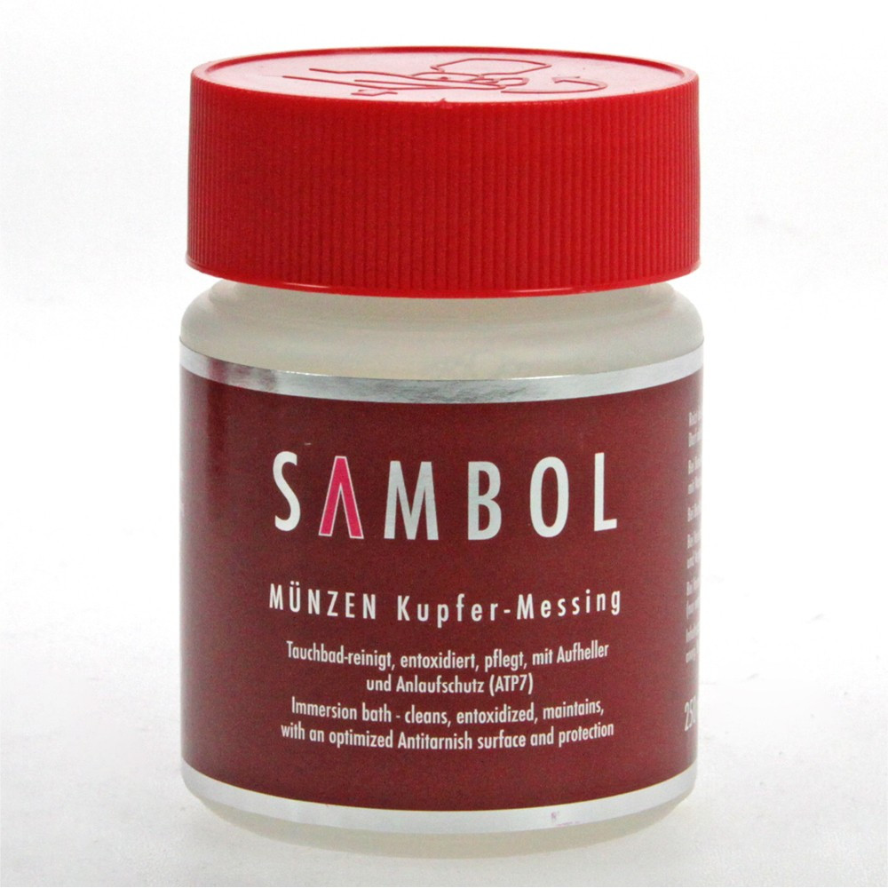 Засіб для чищення монет з міді, латуні - Sambol