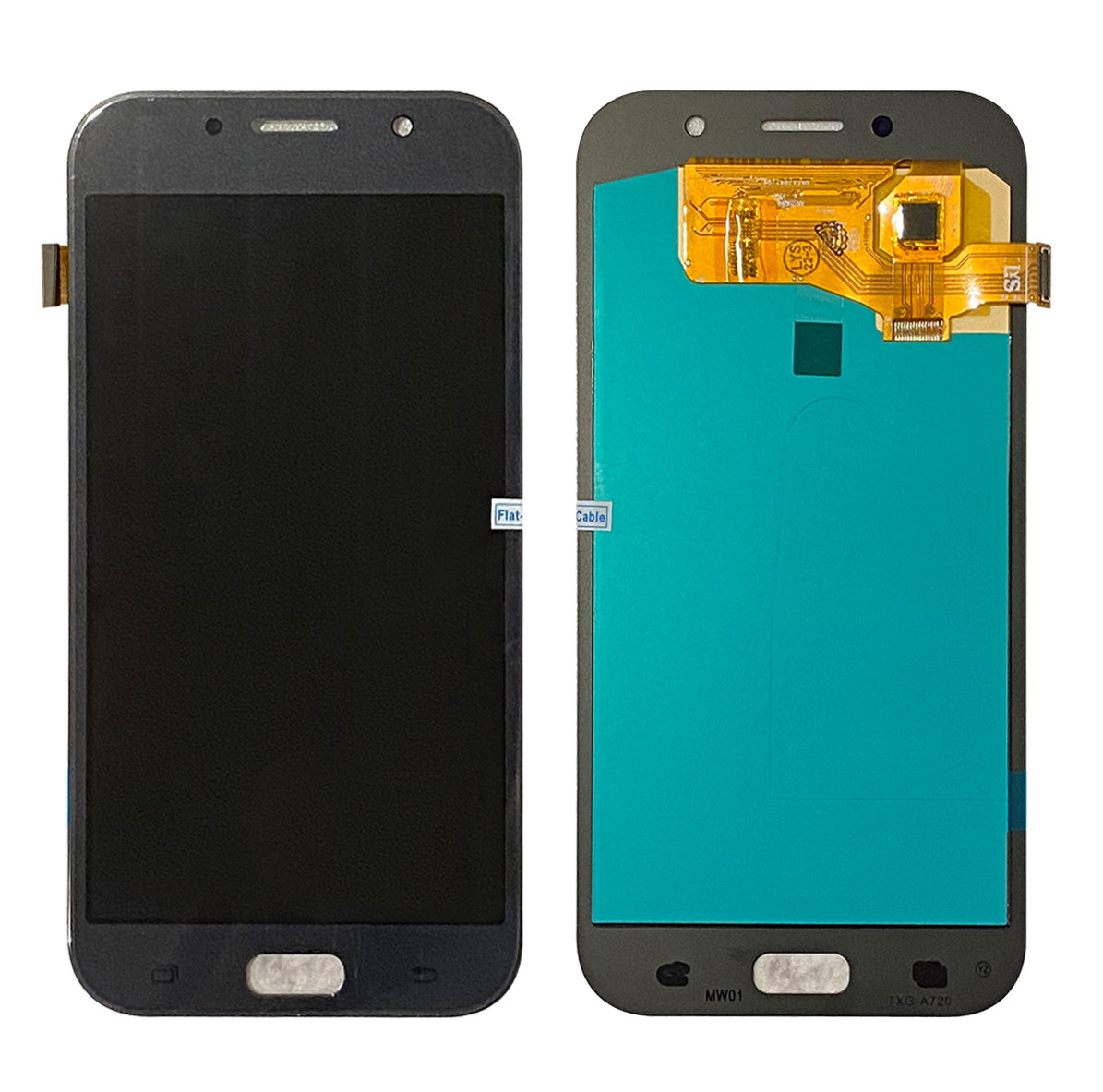 Дисплейний модуль (екран) для Samsung A720H GALAXY A7 2017 Чорний LCD OLED (Orig Size) (PRC)