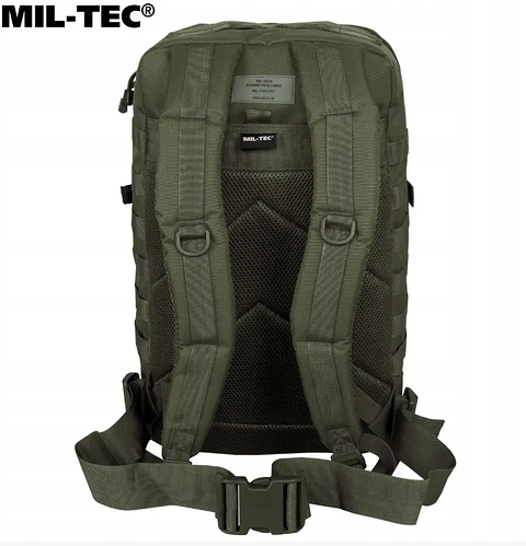 Тактичний рюкзак MIL-TEC Tactical Assault, 36 літрів, рюкзак для військових, олива, Німеччина