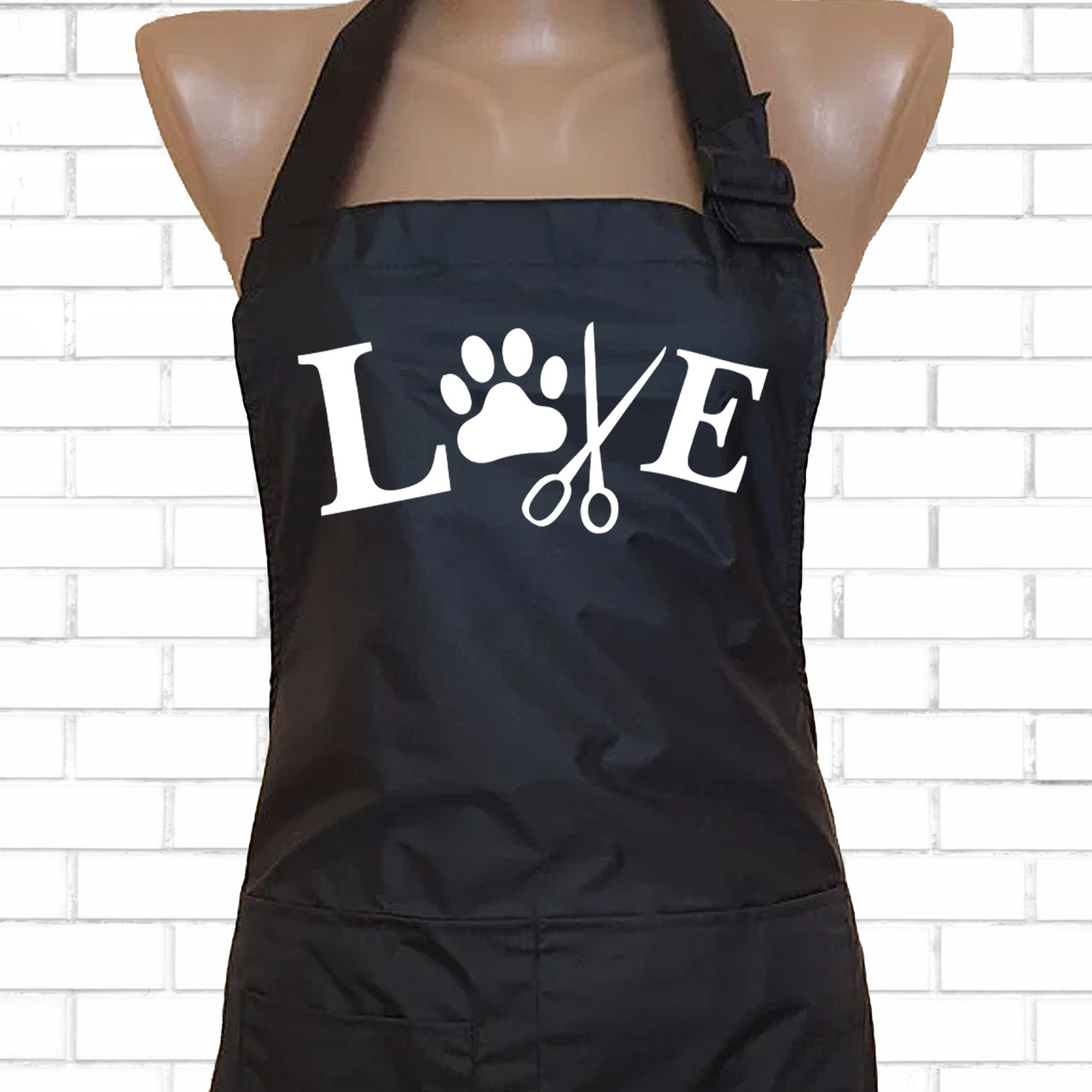 Фартух з принтом для грумера, 5757-ф