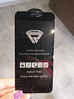 Защитное стекло для iPhone 7/8 Plus 10D Black