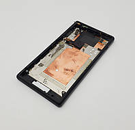 С дефектом. Дисплей Sony Xperia M2 D2302 модуль черный оригинал с разборки (н.р. сенсор)