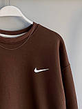 Чоловіча кофта Nike M1223 коричнева, фото 5