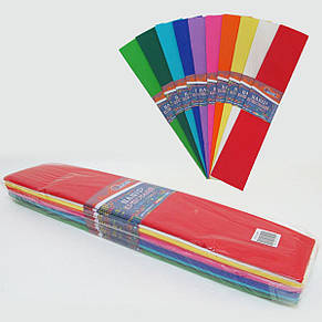 Набір креп. паперу MIX 10кол. 2х0.5м. 55% J.Otten, фото 1