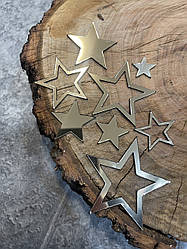 Дзеркальний топер "Зiрочки 4,5,6см"