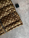 Чоловічий жилет Louis Vuitton M1226 коричневий XXL, фото 4