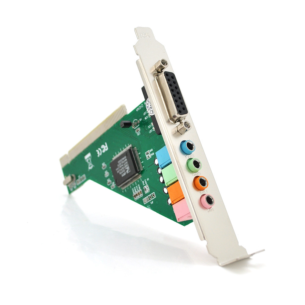 DR Звукова карта PCI — 4CH (c-media 8738), 3D 4.1, Windows 98/ Windows2000/XP/NT win7 32/64, BOX