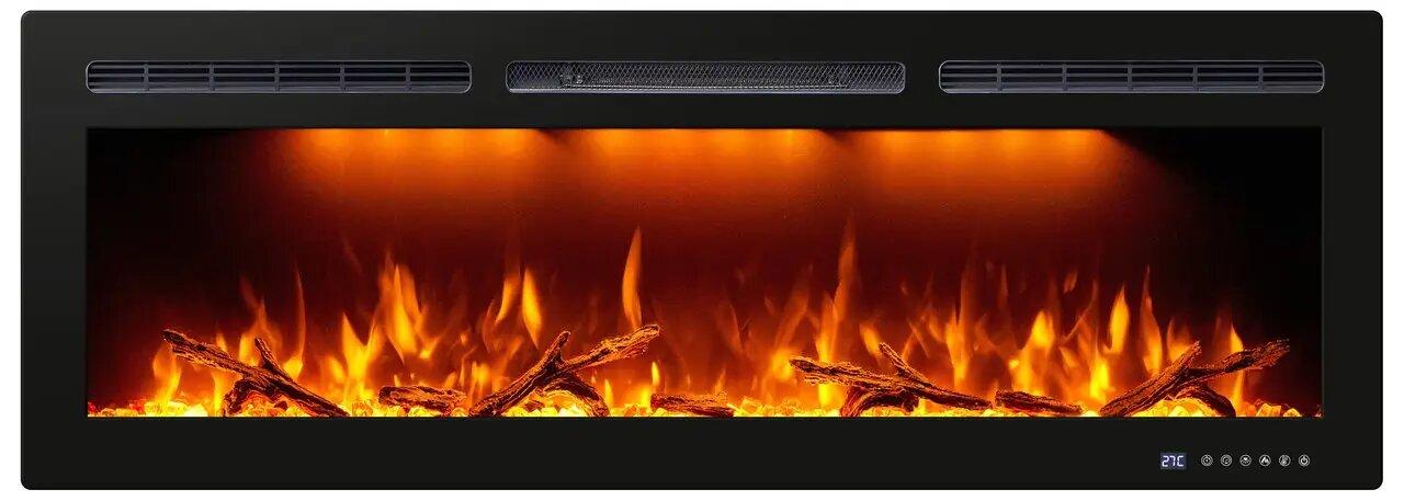 Електрокамін Вбудований ArtiFlame AF50RF (зі звуком) Електричний Камін з ефектом живого вогню, фото 1