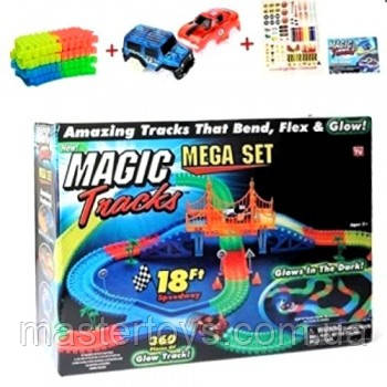 Трек Гоночный «Magic Tracks» с Гибкой Трассой (город), Муз,свет, на 388 ...