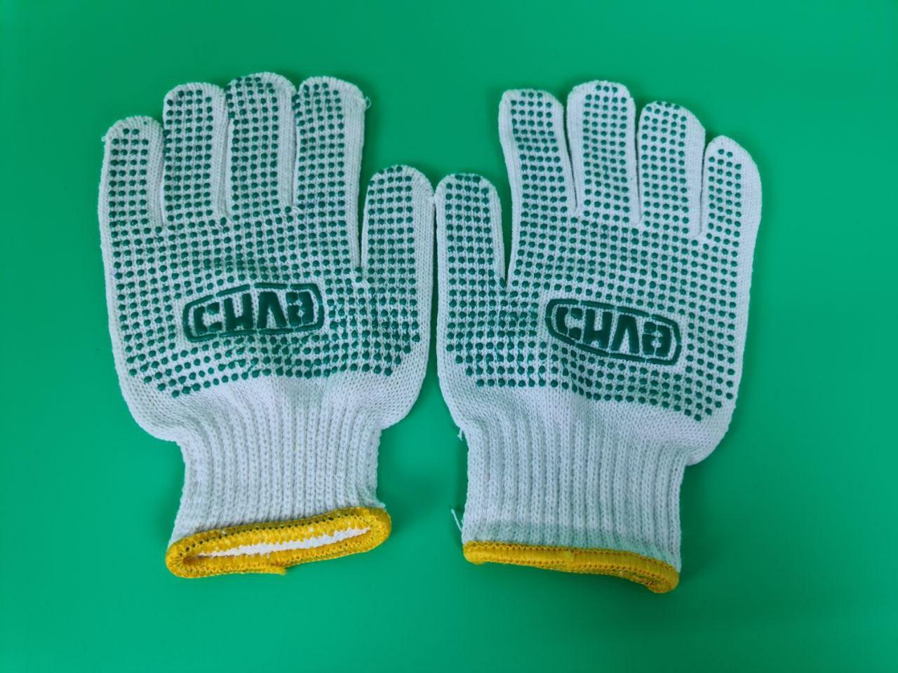 Господарські рукавички щільні 7 кл/5н біла (12 пар), фото 1