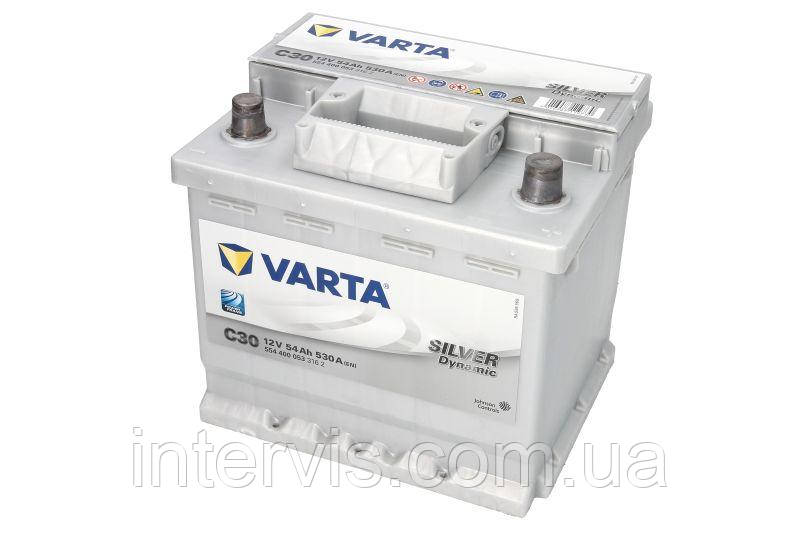 Акумулятор 54Ah-12v VARTA SD(C30) (ВАРТА) 530A (R+правий) 207x175x190 (пуск)