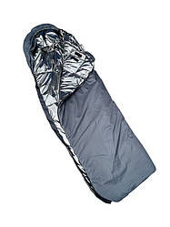 Спальний мішок з капюшоном "Кокон" тінсулейт 150 сірий