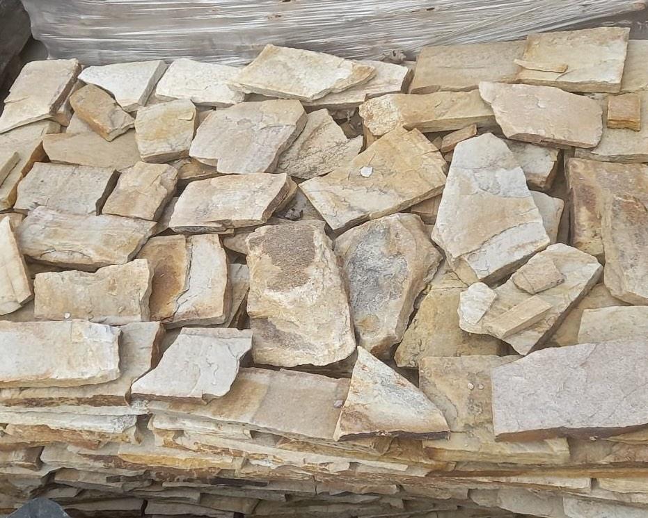 Болгарський сланець "Золото" природний камінь для облицювання цоколю, фасаду і мощення садових доріжока, фото 1