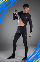 Термобелье чоловічий спортивний чорний для спорту і бігу Columbia Omni Heat комплект + Шкарпетки LX