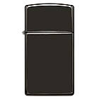 Zippo Slim® High Polish Black 28123, запальничка тонка полірована чорна, фото 4