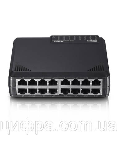 Мережевий комутатор Netis ST3116P 100Mbit/s rackmount 16-port_, фото 1
