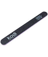 Kodi Professional №46 Пилка для ногтей прямая 120/120 (цвет: черный, размер:178/19/4)