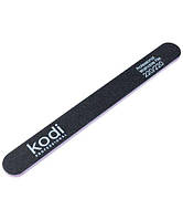 Kodi Professional №49 Пилка для ногтей прямая 220/220 (цвет: черный, размер:178/19/4)
