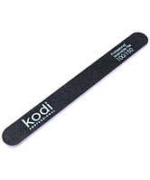 Kodi Professional №52 Пилка для ногтей прямая 100/150 (цвет: черный, размер:178/19/4)