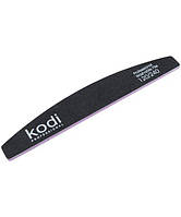 Kodi Professional №43 Пилка для ногтей "Полумесяц" 120/240 (цвет: черный, размер:178/28/4)