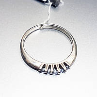 Женское кольцо с камнем шпинель из серебра 925 пробы