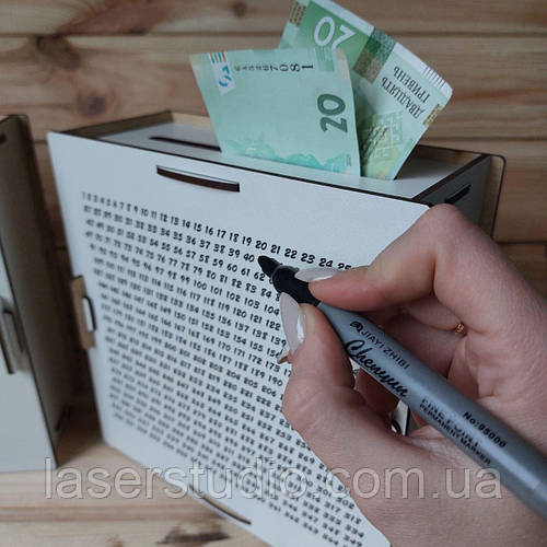 Копилка 365 дней "Мечты сбываются там, где в них верят", цена 200 грн ...