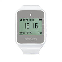 Часы пейджер для официантов для приема заказов с русским меню Retekess TD108 белые