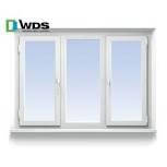 Металлопластиковое окно трехстворчатое 1400*2050 WR400