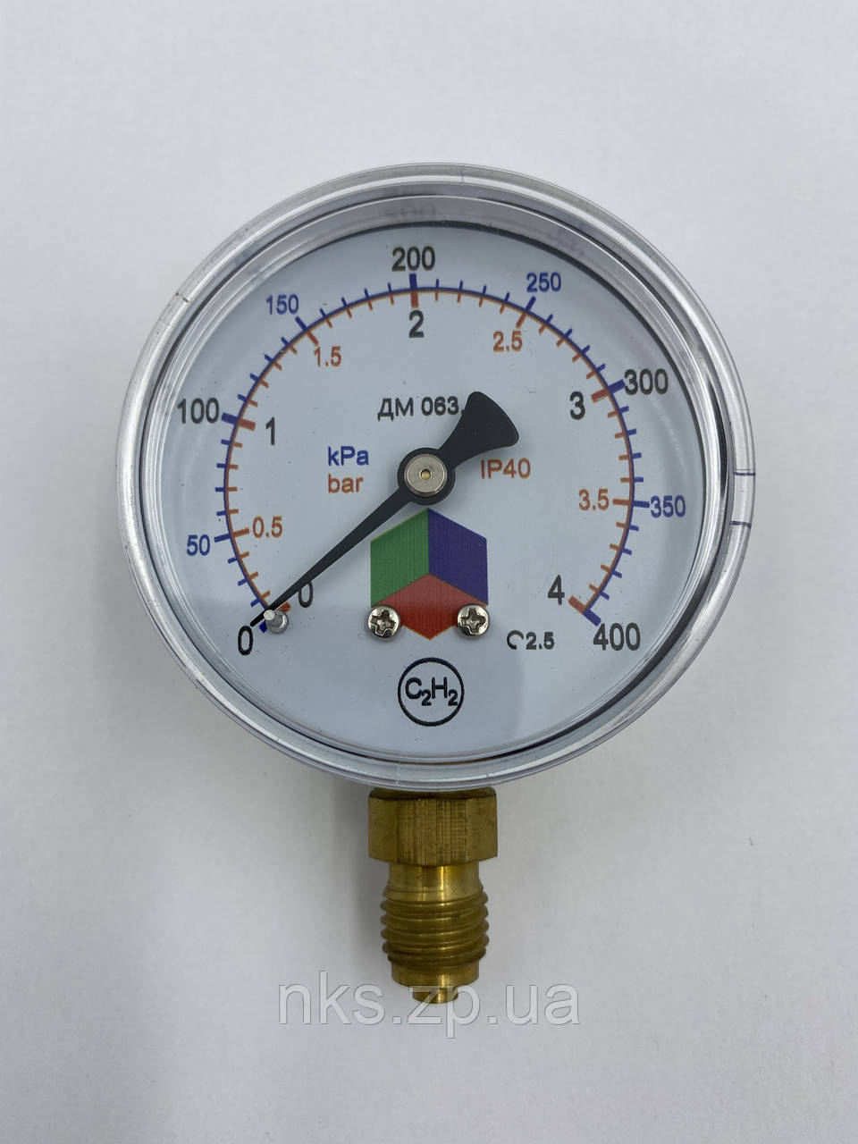 Манометр 4 bar (ацетилен) М12х1, 5