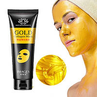 Маска-плівка для обличчя з біозолотом і колагеном Images Gold Collagen Mask (60 г)