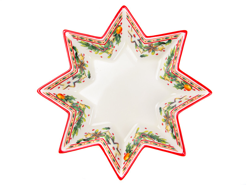 Блюдо 2 шт Lefard Christmas collection Зірка 26 см 986-114