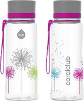 EQUA bottle BPA free EQUA пластиковая бутылка «Одуванчики» (600 мл) Coral Club Корал Клаб