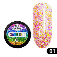 Гель-Краска "SAND GEL" Global Fashion 5 гр №01