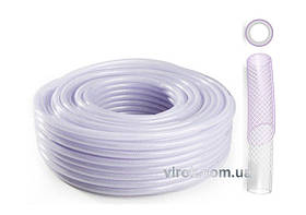 Шланг ПХВ зміцнений загал. признач. харчовий (Food) з роб. тиск. 0,8МПа, Ø=25мм, t=2,9мм, l=50м Baumar -