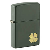 Zippo Four Leaf Clover 49796, зажигалка zippo четырехлистный клевер