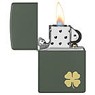 Zippo Four Leaf Clover 49796, запальничка zippo чотирилиста конюшина, фото 3