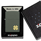 Zippo Four Leaf Clover 49796, запальничка zippo чотирилиста конюшина, фото 5