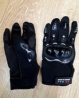 Вело перчатки текстильные RACING з защитой костяжек размер M-L