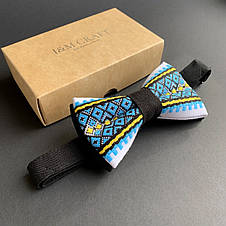 Краватка-метелик I&M Craft в українському стилі з вишивкою (010236), фото 2
