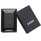 Zippo Anarchy Symbol 20842, запальничка zippo Символ анархії, фото 4