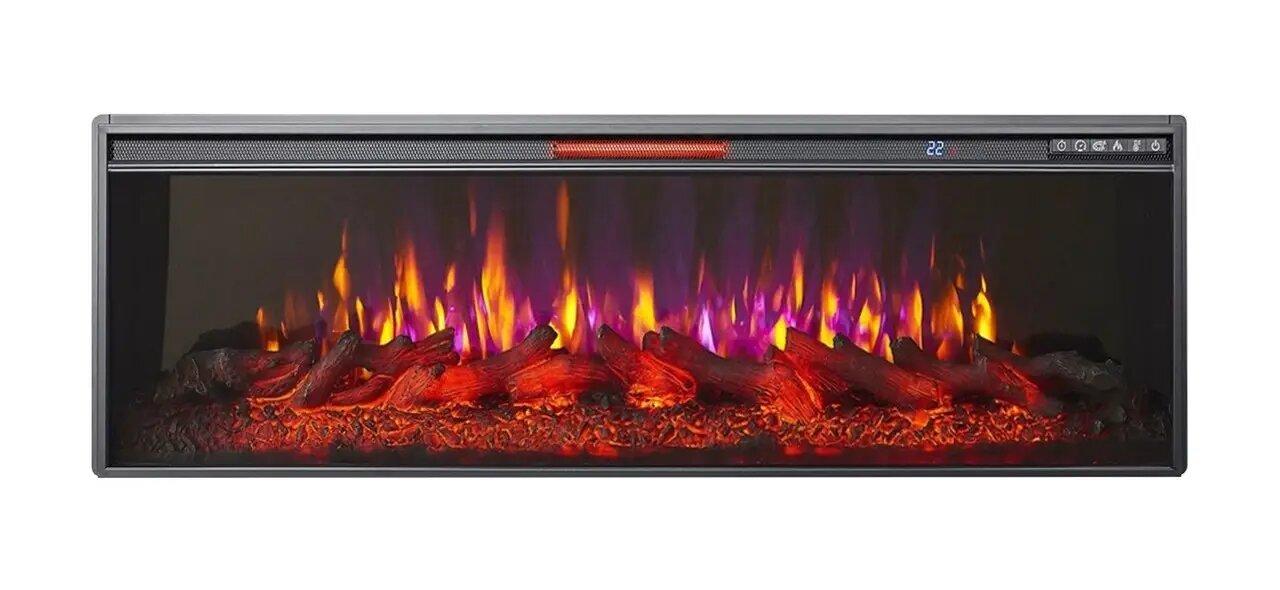 Електрокамін Вбудований ArtiFlame AF50 (зі звуком) Електричний Камін з 3D ефектом живого вогню