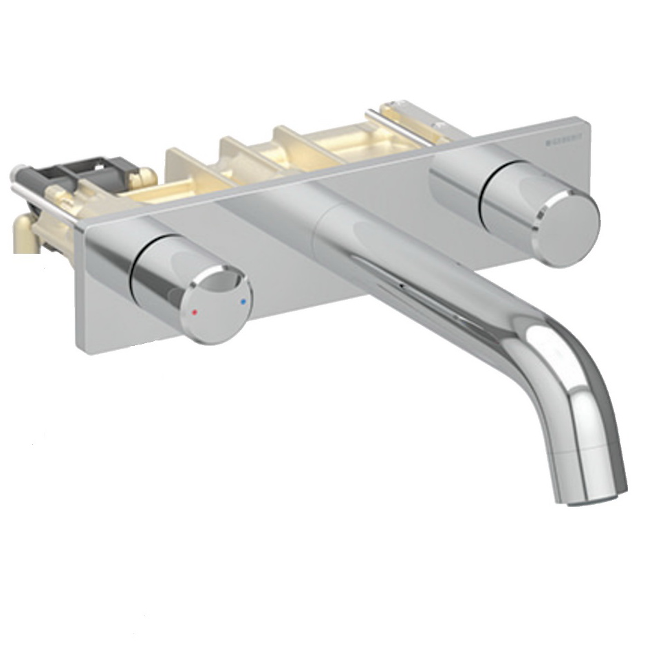 Змішувач для умивальника настінного монтажу GEBERIT ONE 116.460.21.1 хром латунь 156729, фото 1