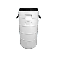 Бочка пластикова харчова Біла 120л Харчова пластикова бочка для води